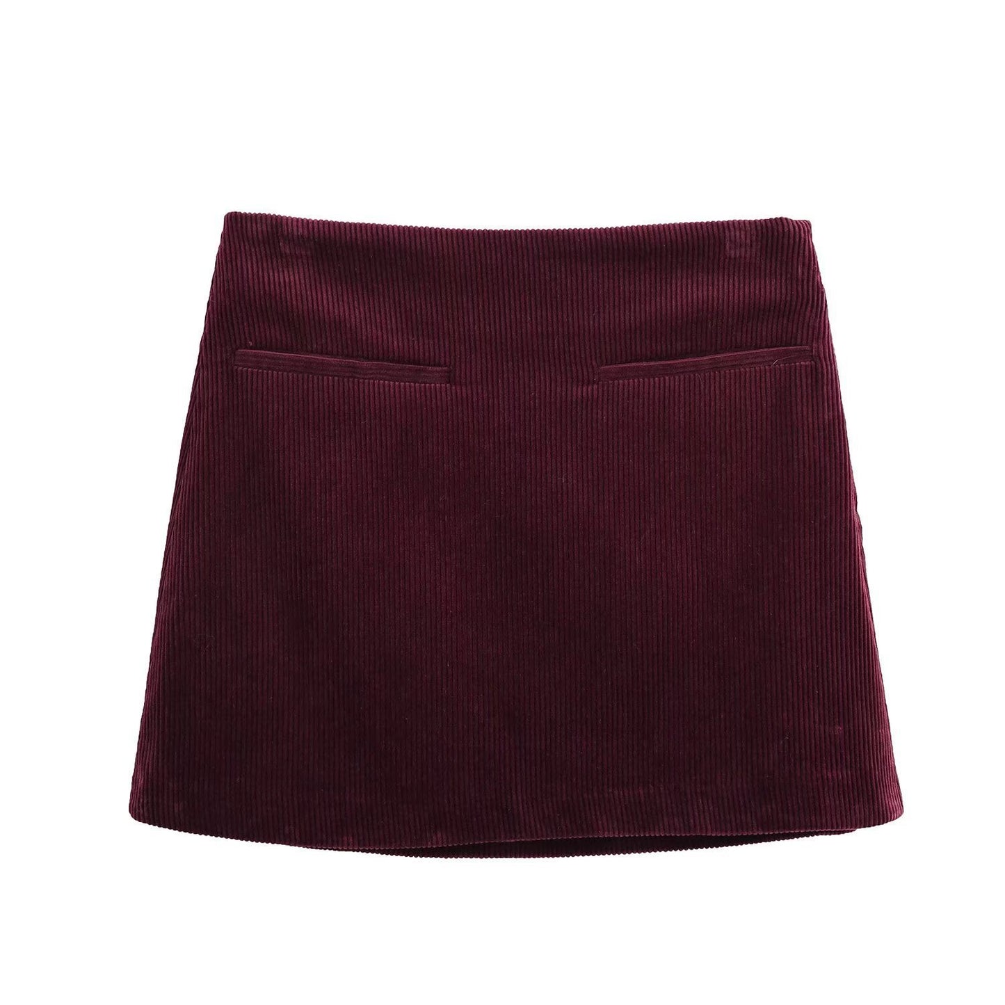 Stylish Women's Fashion Corduroy Short Skirt